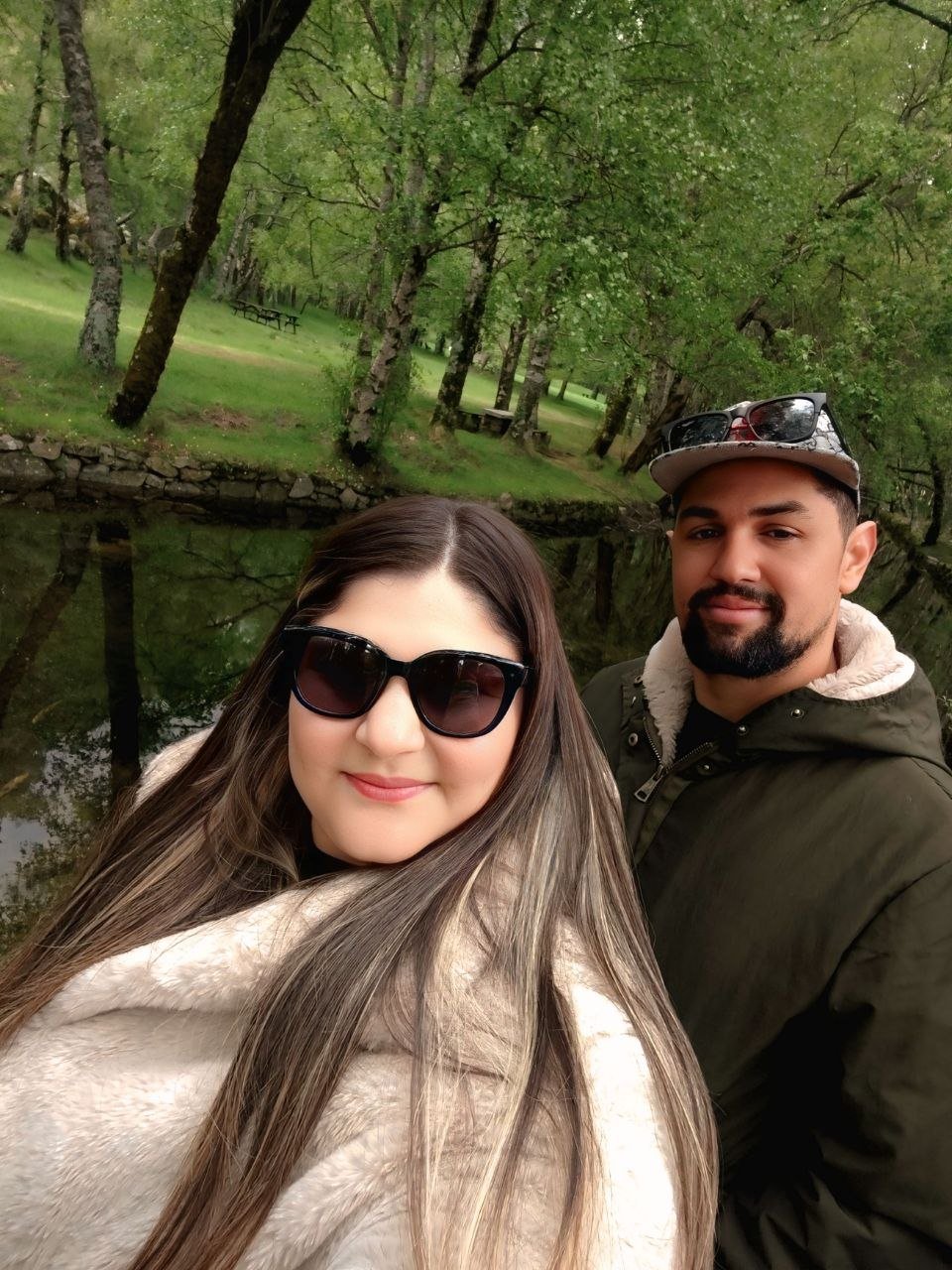 Elizeu e Dayse vivendo momentos em Portugal